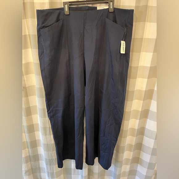 Old Navy Dark Blue Wide Leg Pants - Picture 1 of 4